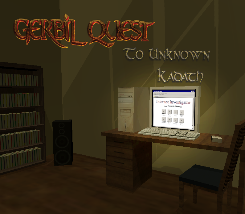 Gerbilquest to Unknown Kadath artwork